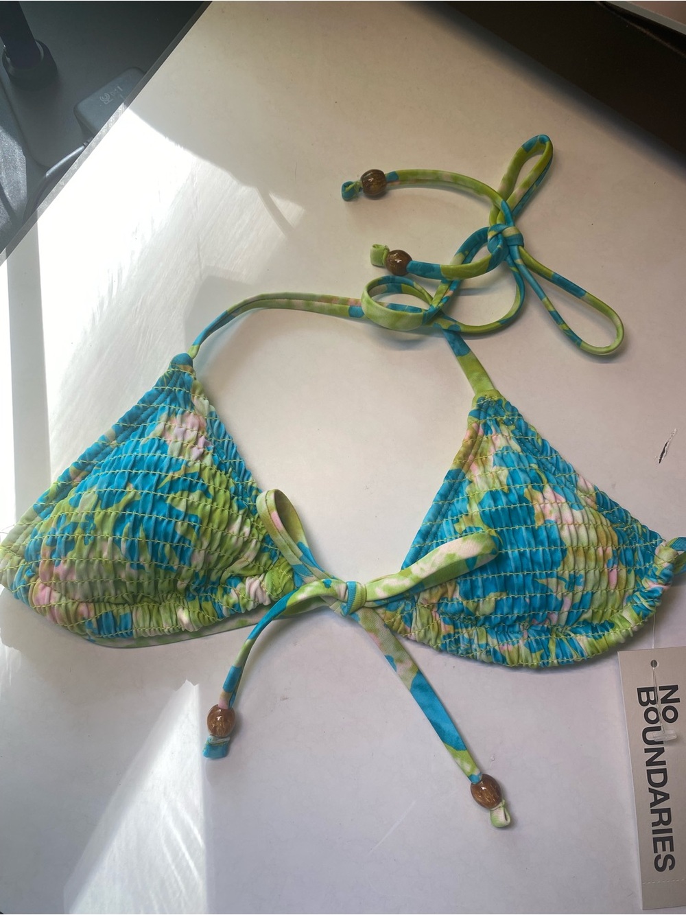 Women’s halter triangle bikini top no boundaries XXS, L NWT - Picture 6 of 8